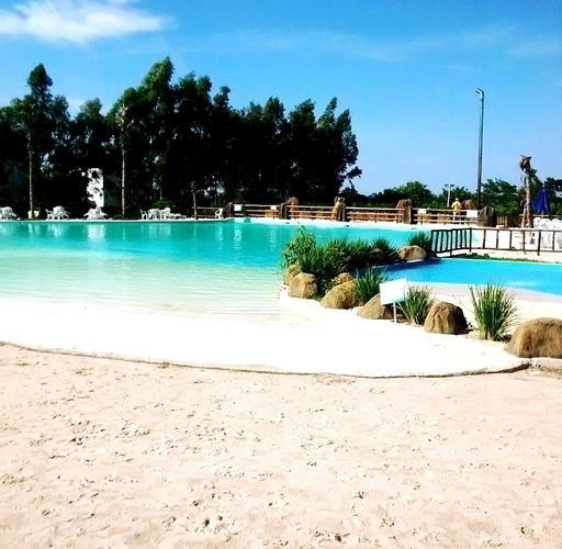 swimming pool sand